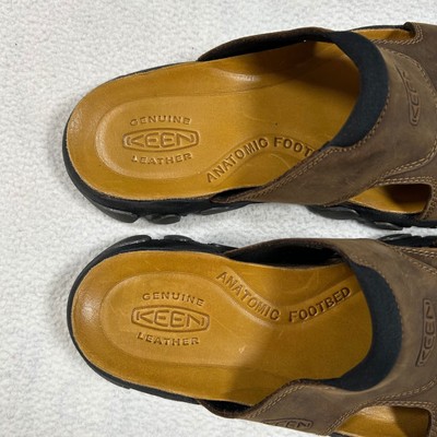 Keen Daytona Slide Leather Sandals Men’s Size 9 Brown Comfort Casual 1012442 Men main image 3