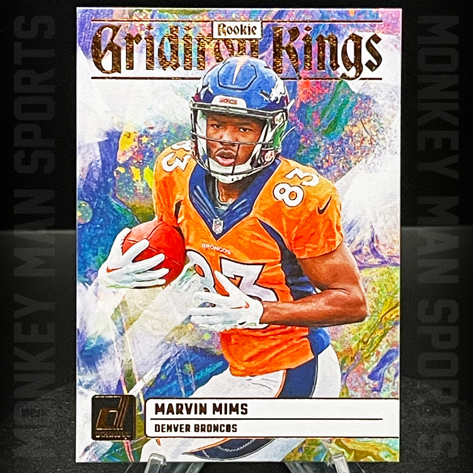 Marvin Mims Panini Donruss Rookie Gridiron Kings #RGK17 Base