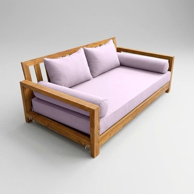 Style 4 Queen Pipe Trim Daybed Mattress Cushion Bolster Complete Set AD107