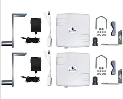 *NEW OPEN BOX EtherWAN Systems EASYLINK-300-US Wireless Bridge Kit