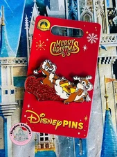 2025 Disney Parks Chip & Dale Holiday Christmas OE Pin
