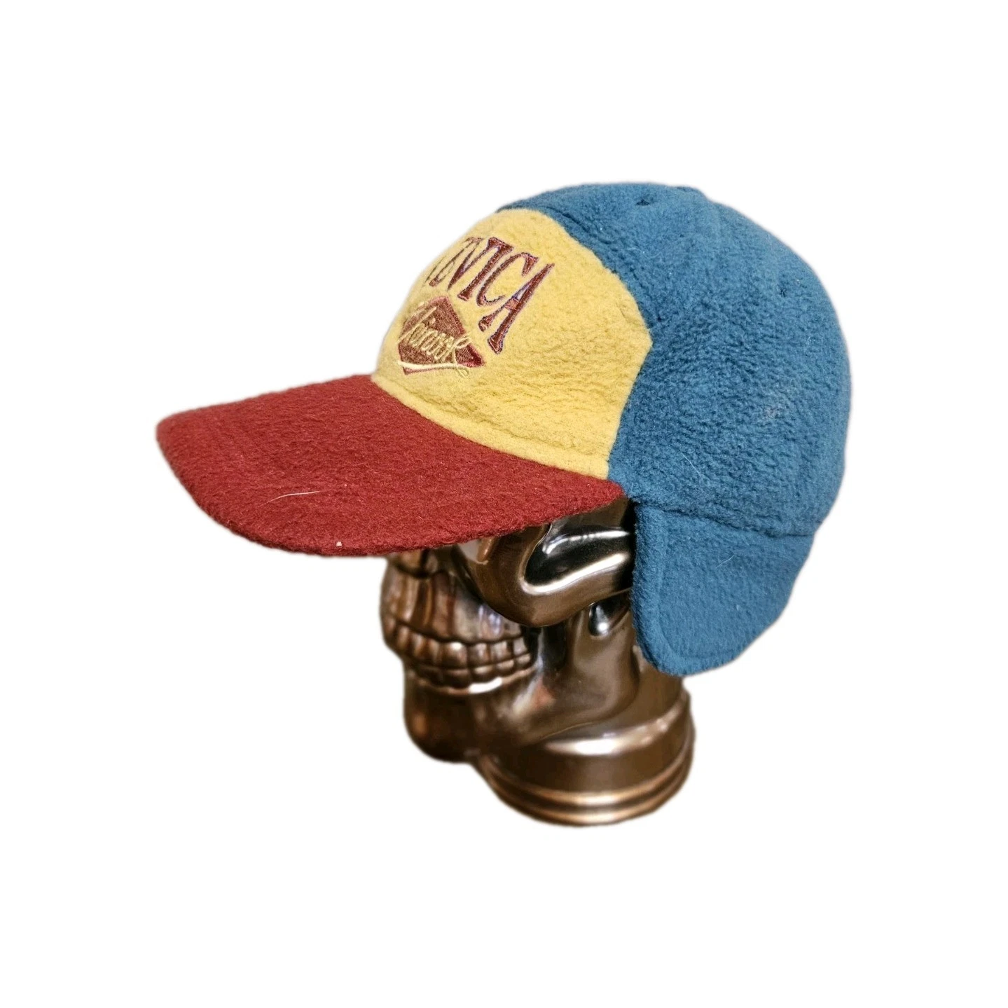 Nevica Chinook Vintage Cap Fleece Neck Flap Extremely Rare Y2K 90s Hat