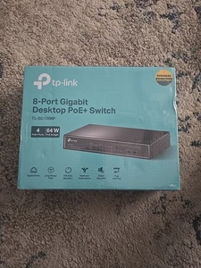 TP-Link TL-SG1008P V4 8-Port Gigabit PoE+ Interrupteur compatible non géré