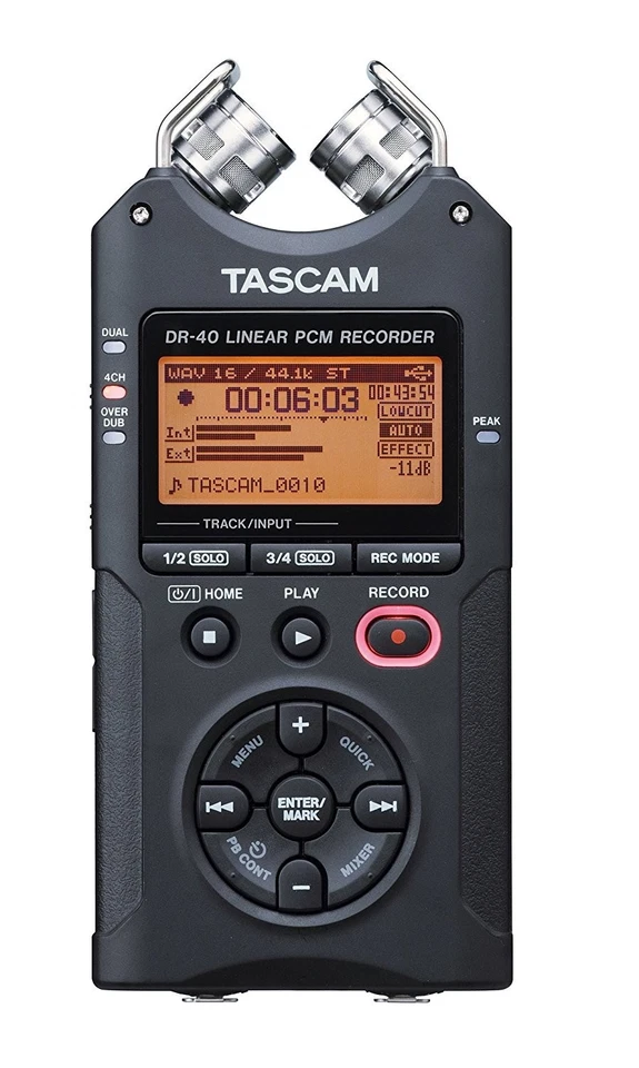 TASCAM 24bit/96kHz compatible linear PCM recorder DR-40VERSION2 - Image 2 of 4