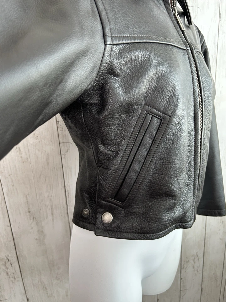 Chaqueta de piel de vaca forrada de sherpa Kenneth Cole Reaction para niña talla M (8-10) Foto 4 de 4