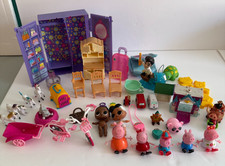 Peppa Pig Mixed Toy Lot Furniture Accessories Kids Toys Unicorns 46 Pieces