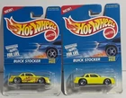 Hot Wheels Set of 2 Vintage Yellow Buick Stockers Car # 472