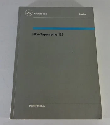 Werkstatthandbuch Mercedes Benz SL R129 Roadster 300 SL / 500 SL Stand 05/1989 - Bild 1 von 4