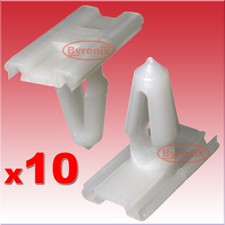 PEUGEOT 205 GTI FRONT REAR BUMPER TRIM CLIPS RED MOULDING STRIP