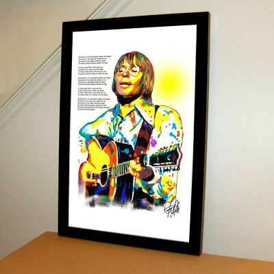 John Denver Sunshine on My Shoulders Singer Music Poster Print Wall Art 11x17