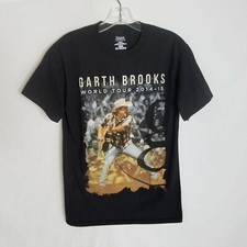 Garth Brooks World Tour 2014-15 Double Sided Short Sleeve T-Shirt Size Small