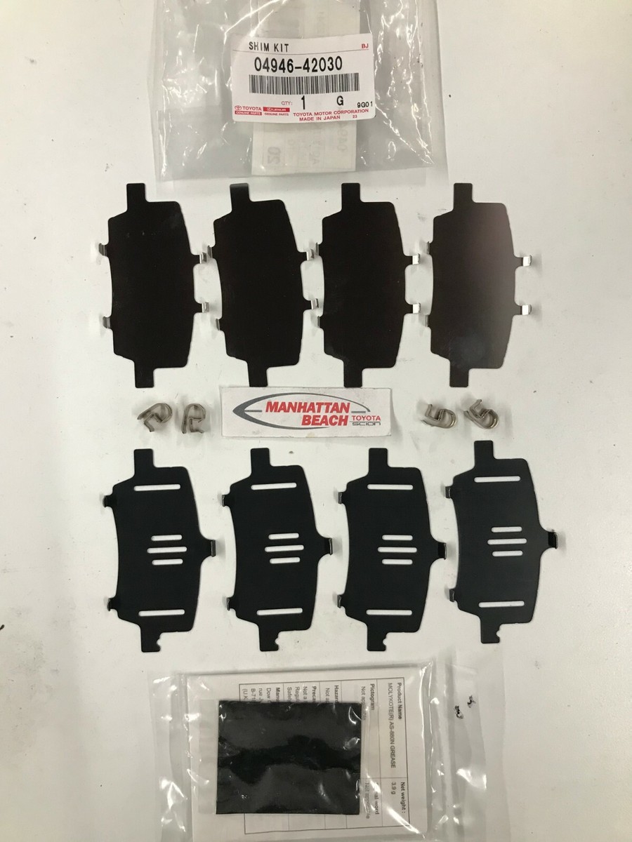 Yumaページ 06-13 RAV4 (JPP) Genuine Toyota REAR Disc Brake Shim KIT