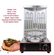 110V Electric Turkish Barbecue Machine 50-300°℃ Turkey Kebab Maker Machine New
