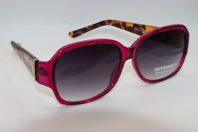 NEW OUTSHINE 2707 PURP CRYSTAL TORT GRADIENT AUTHENTIC DESIGNER SUNGLASSES 58-14