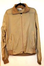 Vintage 1960's IZOD LACOSTE Full Zip Jacket Windbreaker Nylon XL