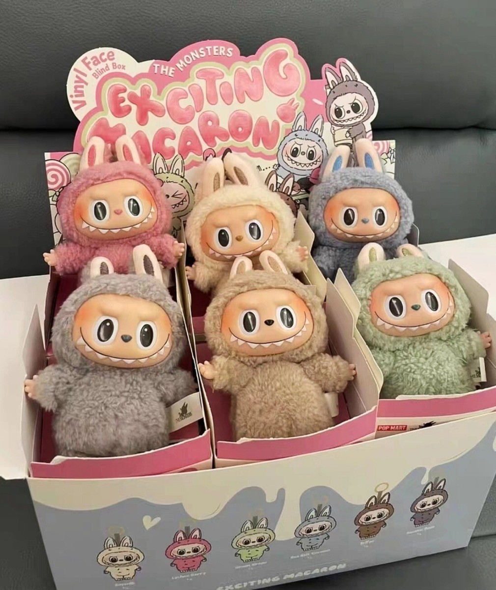 SEALED-SET 6 BOX POP MART LABUBU Exciting Macaron Vinyl Face Blind