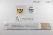 Toyota Supra JZA80 Mark IV 4 Turbo OEM Genuine Emblem Decal Plate SET 1993-1998