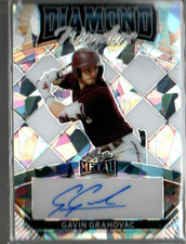 2024 Leaf Metal Diamond Wonders Crystal Silver #DWGG1 Gavin Grahovac Auto /15