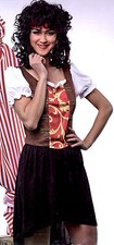 Pirate Costume Pirate Size M Brown/Red/Yellow/Black Carnival Mardi Gras 2pc