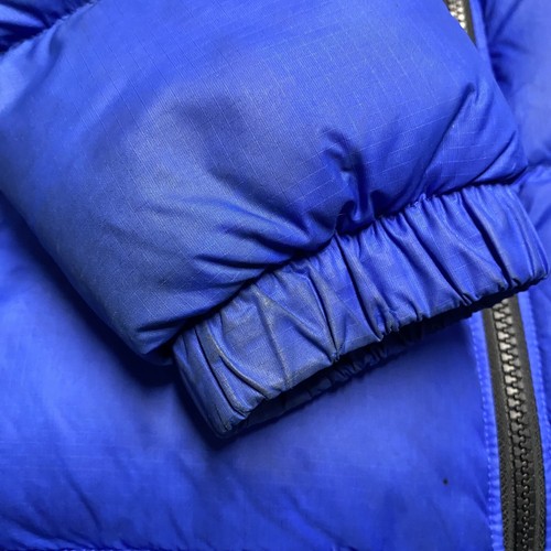 The North Face Nuptse 700 Jacket Youth Large Blue Black Zip Puffer Down Read - Picture 11 of 14