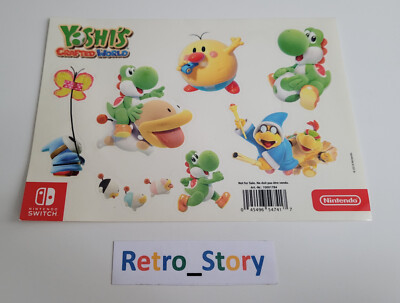Stickers / Stickers - Yoshi's Crafted World - Nintendo Switch - 2019 - NEW
