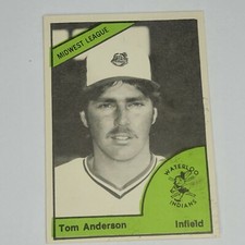 1978 TCMA Minor League Waterloo Indians #0128 TOM ANDERSON
