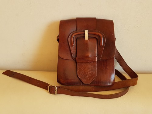 Real Leather Hand made Cartridge bag Travel Bag
