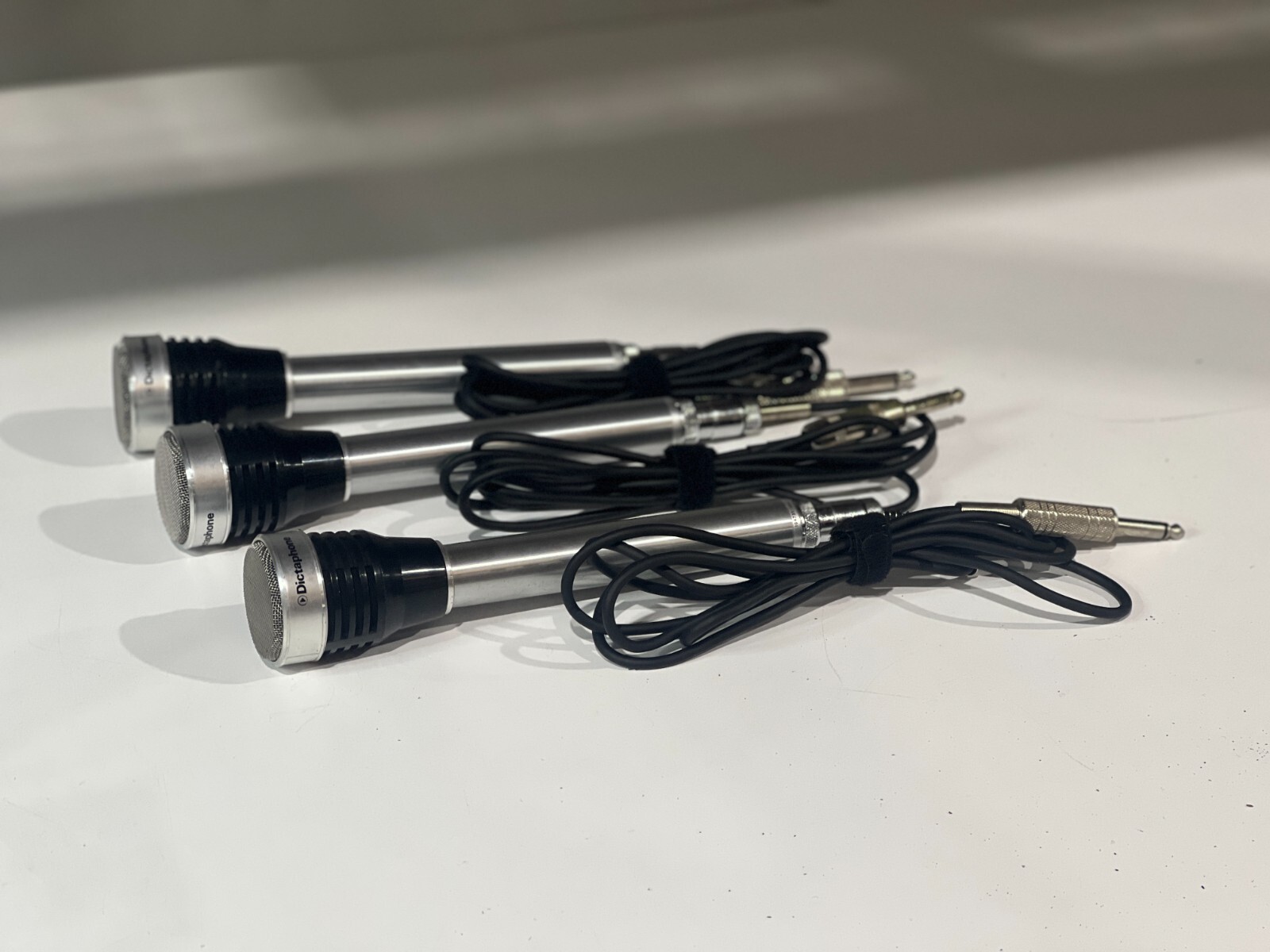 Lot of 3 Vintage Dictaphone Dictation Microphones - Part Number: 104731