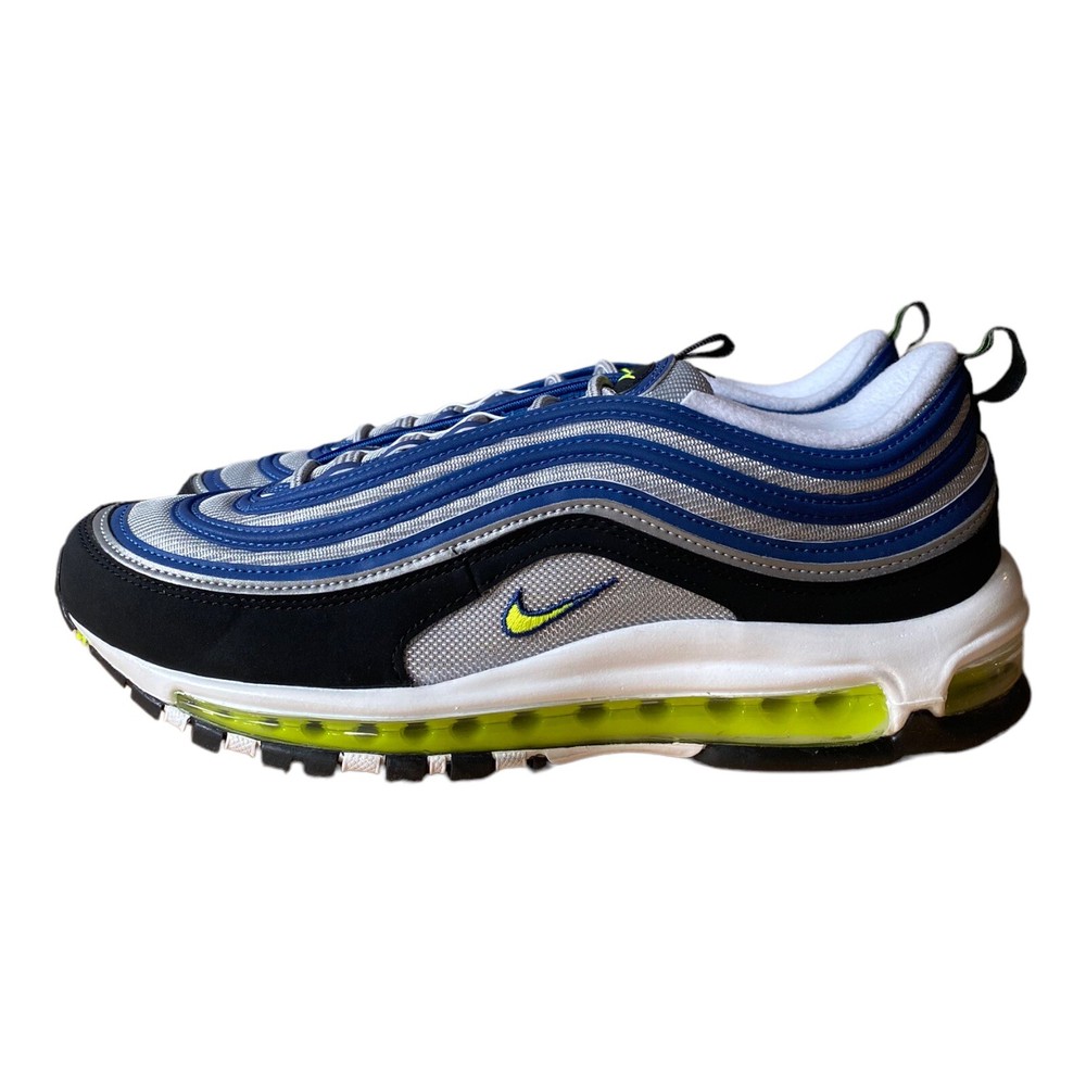 Nike Air Max 97 OG Atlantic Blue Voltage Yellow Men's Shoes Size 11.5 DM0028-400