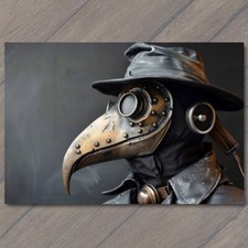 FLATCARD Plague Mask Weird Creepy Old Vibe Cult Strange Unusual Scary Doctor Dr