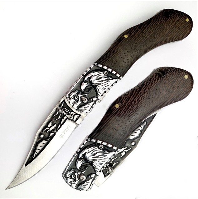 846in Kandar 205 Golden Eagle Folding Pocket Knife Camping Outdoor U0