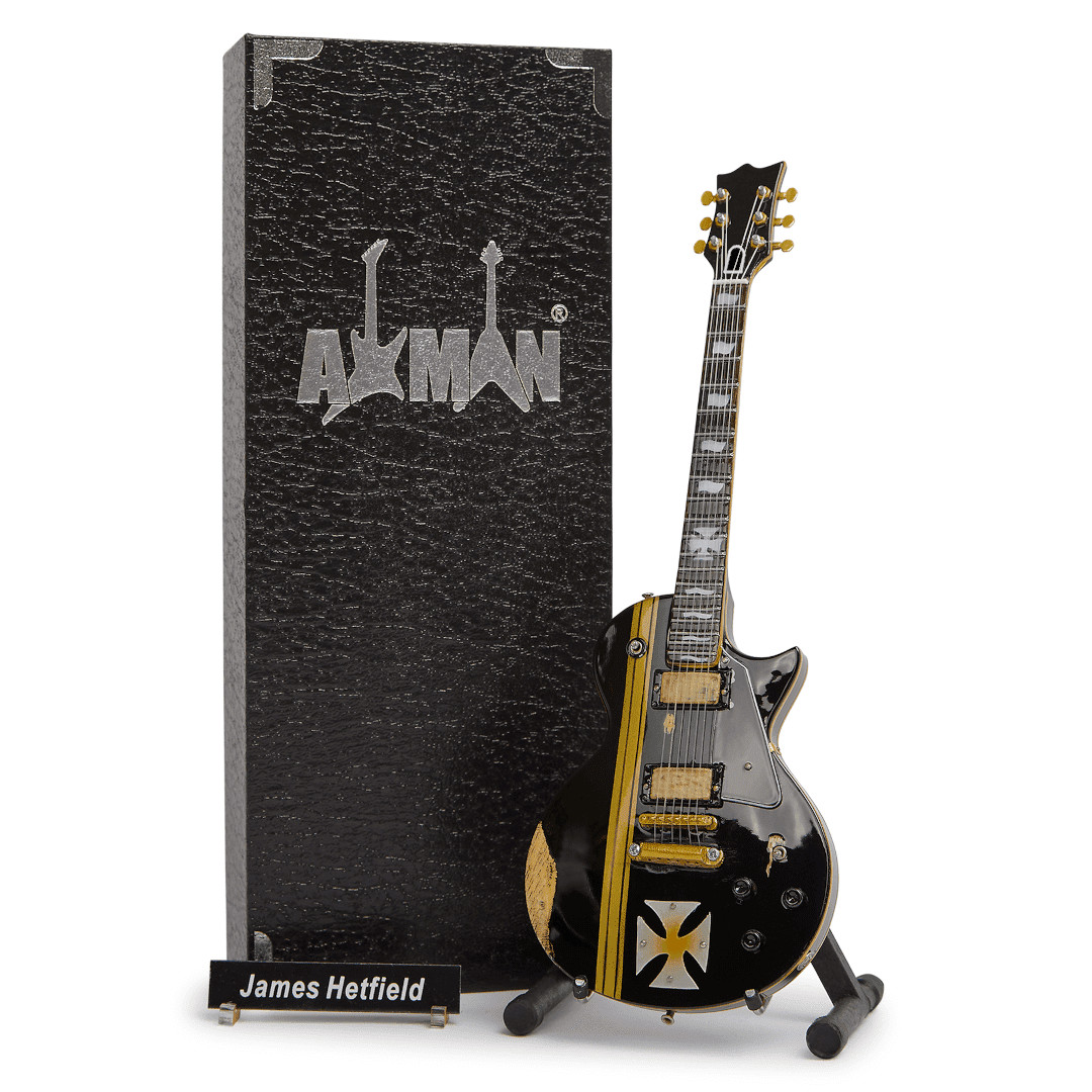 James Hetfield Iron Cross Guitar Miniature Replica | Guitar Gifts