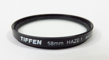 TIFFEN  FILTER Haze-1 / 58mm Ultra Violet Absorber UV for Outdoor Photog / 239
