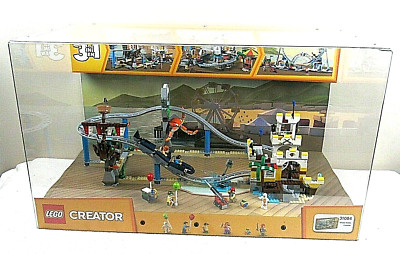 LEGO Creator 3 in 1 Pirate Roller Coaster Store Display Cabinet Case 31084