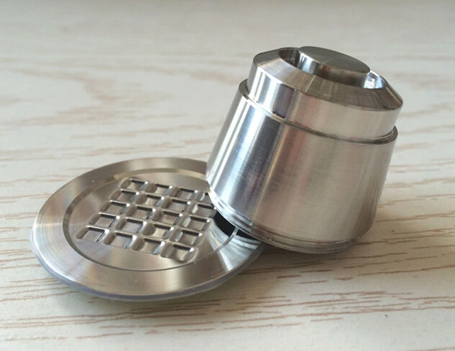 Cápsula de metal de acero inoxidable recargable reutilizable de 2 generaciones para máquina Nespresso Foto 2 de 4