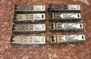 Cisco Lot Of 8 Genuine Oem Glc Sx Mm 1000base Sx Sfp Transceiver Modules Ebay