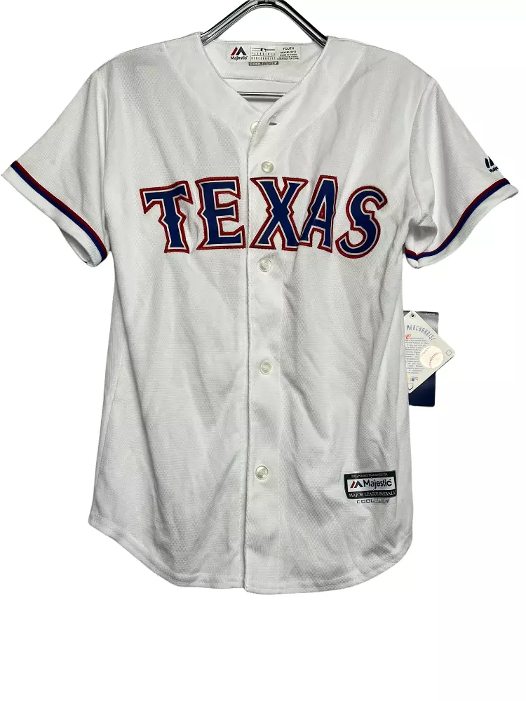 Majestic Youth Fielder #84 Texas Rangers Short Sleeve Jersey