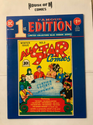 Famous First Edition All Star Comics (1975) #   F-7 (7.0-FVF) (1978616) TREAS...