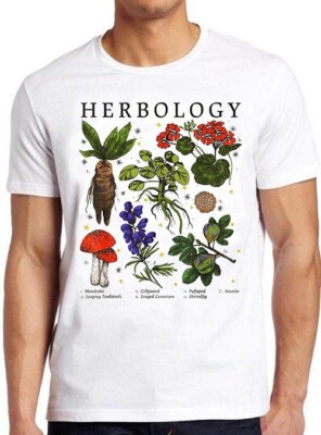 T-Shirt Herbology Plants Gardening Botanical Lover Magic Wizard Geschenk M961