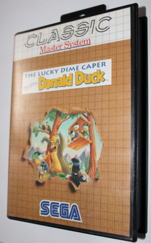 Lucky Dime Capers (1987) Sega Master System (moduł, pudełko) działający klasyczny 8-bitowy - Zdjęcie 1 z 3