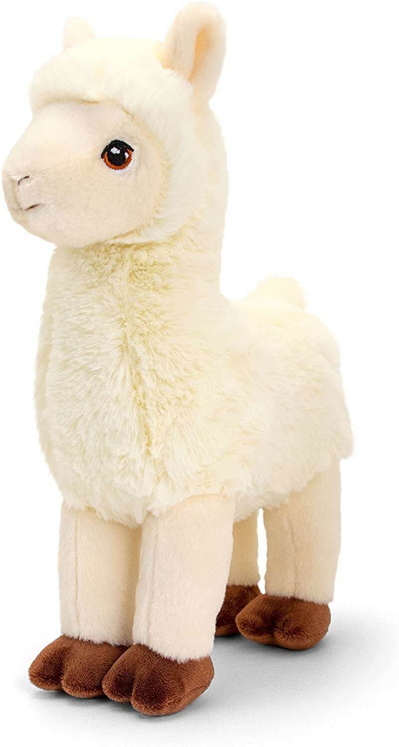 Llama Plush Toy 30cm - 100% Recycled Eco Soft Teddy - Keel Keeleco