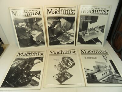 1991 Home Shop Machinist Magazine 6 Issues Vol 10 No 1 to 6 Jan- Dec 91