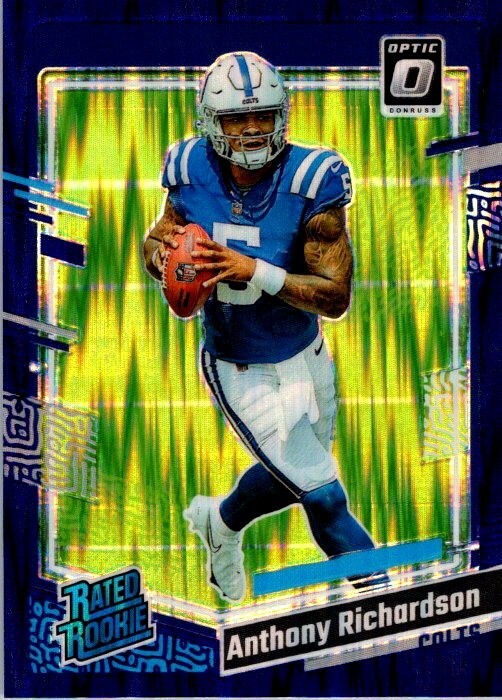 Anthony Richardson 2023 Donruss Optic Purple Shock Rookie Card #247 - Colts