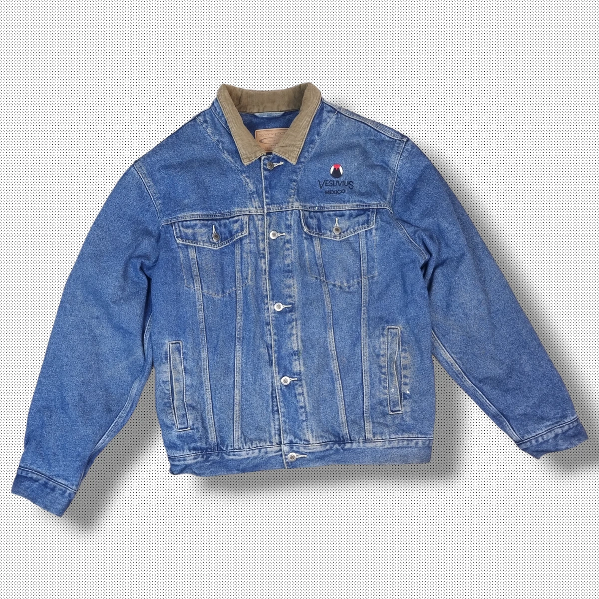 Swingster Vesuvius Mexico Workwear Denim Jacket Extra Large XL