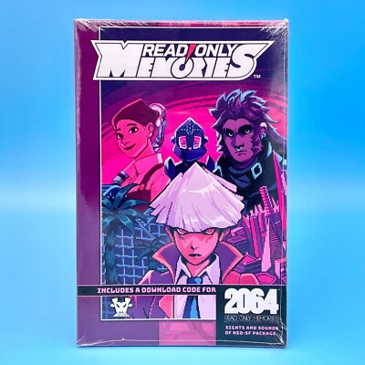 2064 Read Only Memories Graphic Novel + PC Steam Game Art Book