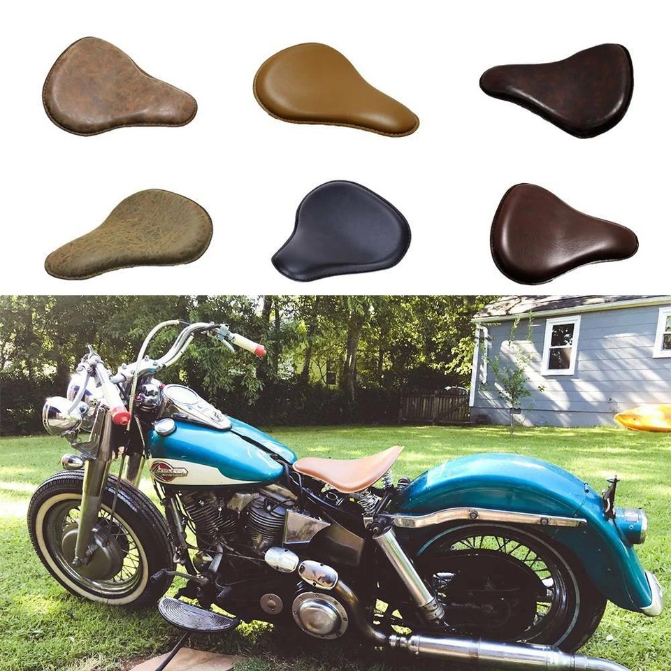 Muelle de asiento individual Bobber para motocicleta Harley Sportster XL1200C XL1200X Chopper Foto 2 de 4