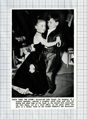 Sally Keogh Colin Hayes tanzt auf Invalid Children's Aid Party - 1951 Steckling