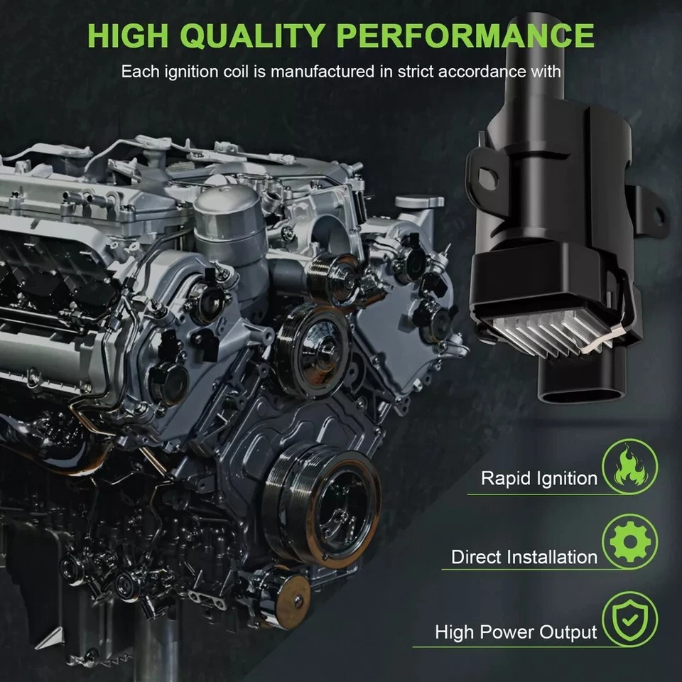Bobina de encendido 8 rondas para Chevrolet Silverado 1500 HD Classic 2007-2007 6,0 L V8 Foto 2 de 4