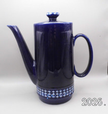 Vintage Waku Westdeutsche Blau-Weiß Kaffeekanne 1,0 Ltr. Melitta Kopenhage 60er