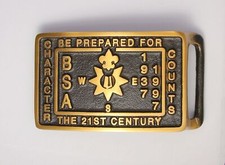 Max Silber 1997 National Jamboree Belt Buckle - Boy Scouts
